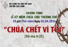 Lễ Thương Khó 2021 “CHÚA CHẾT VÌ TÔI”