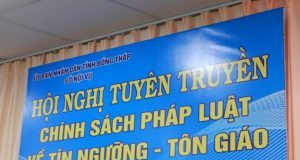 Hội Nghị Tuyên Truyền Chính Sách Pháp Luật Về Tín Ngưỡng – Tôn Giáo