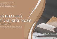 Giá Phải Trả Của Sự Kiêu Ngạo – 17/7/2024