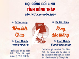 CHƯƠNG TRÌNH HỘI ĐỒNG BỒI LINH TỈNH ĐỒNG THÁP – LẦN THỨ XXI NĂM 2024