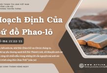 Hoạch Định Của Sứ đồ Phao-lô – 11/7/2025