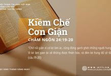 Kiềm Chế Cơn Giận – 10/8/2025