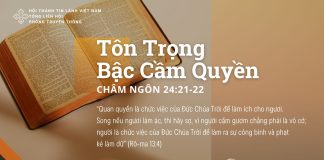 Tôn Trọng Bậc Cầm Quyền – 17/8/2025