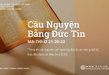 Cầu Nguyện Bằng Đức Tin – 26/8/2025