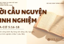 Lời Cầu Nguyện Linh Nghiệm – 19/9/2025