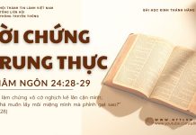 Lời Chứng Trung Thực – 21/9/2025