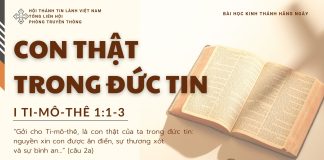 Con Thật Trong Đức Tin – 26/9/2025