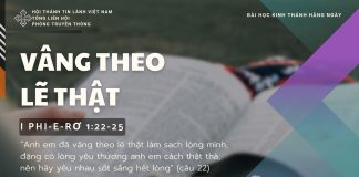 Vâng Theo Lẽ Thật – 16/10/2025