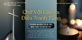 Chớ Vội Gây Ra Điều Tranh Tụng – 16/11/2025