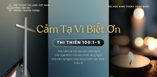 Cảm Tạ Vì Biết Ơn – 2/11/2025