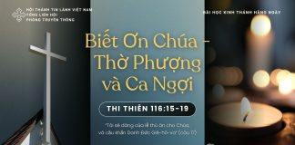Biết Ơn Chúa – Thờ Phượng và Ca Ngợi – 6/11/2025