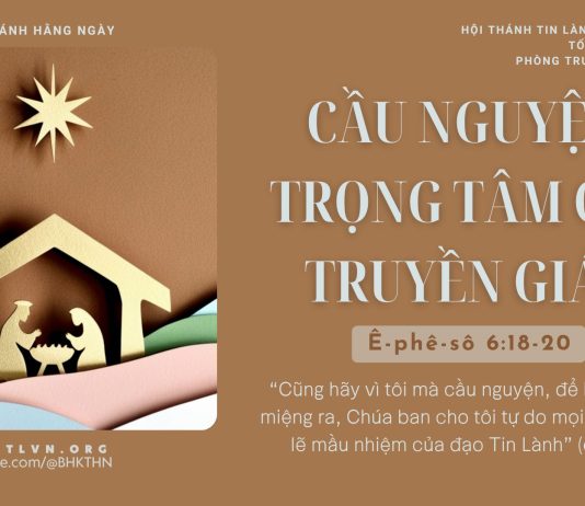 Cầu Nguyện, Trọng Tâm Của Truyền Giáo – 1/12/2025